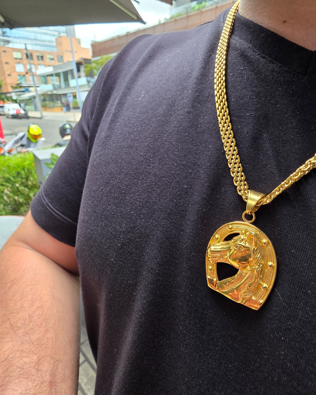 Cadena Chinesca con Caballo y Pulsera