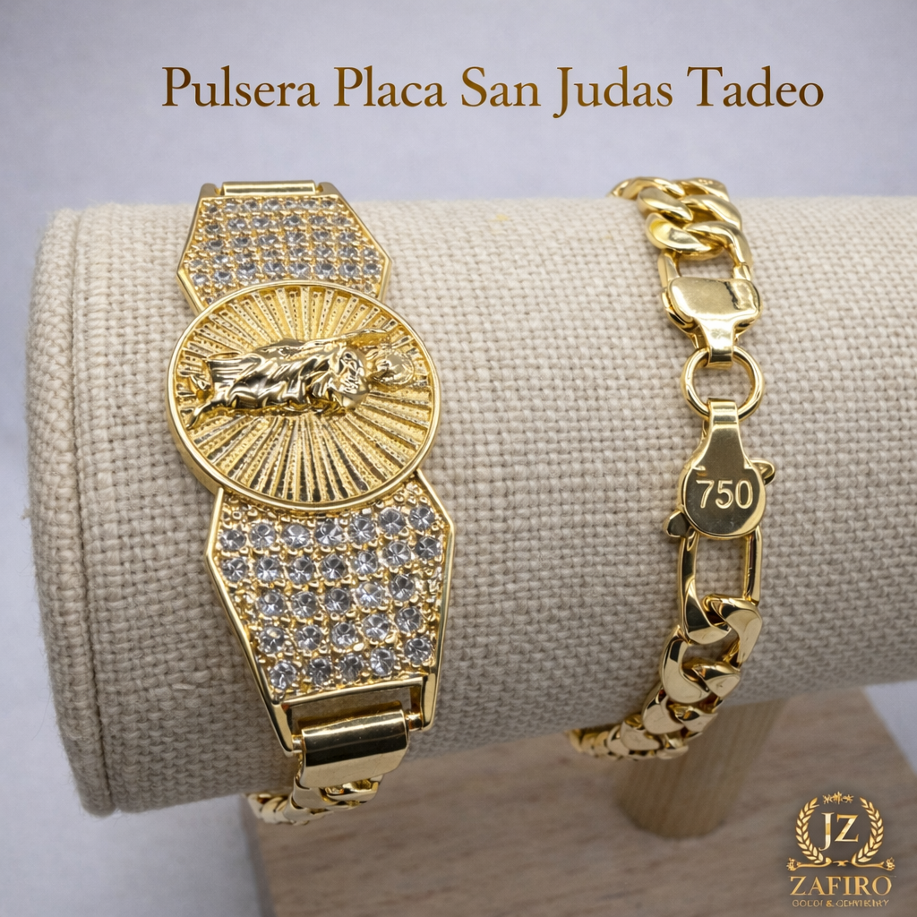 Pulsera Placa San Judas Tadeo