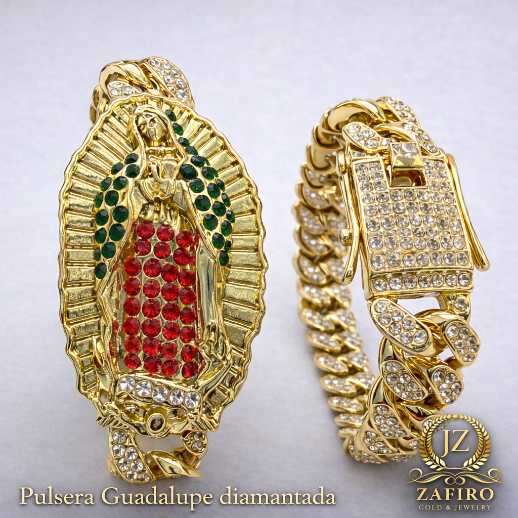 Pulsera Guadalupe Diamantada