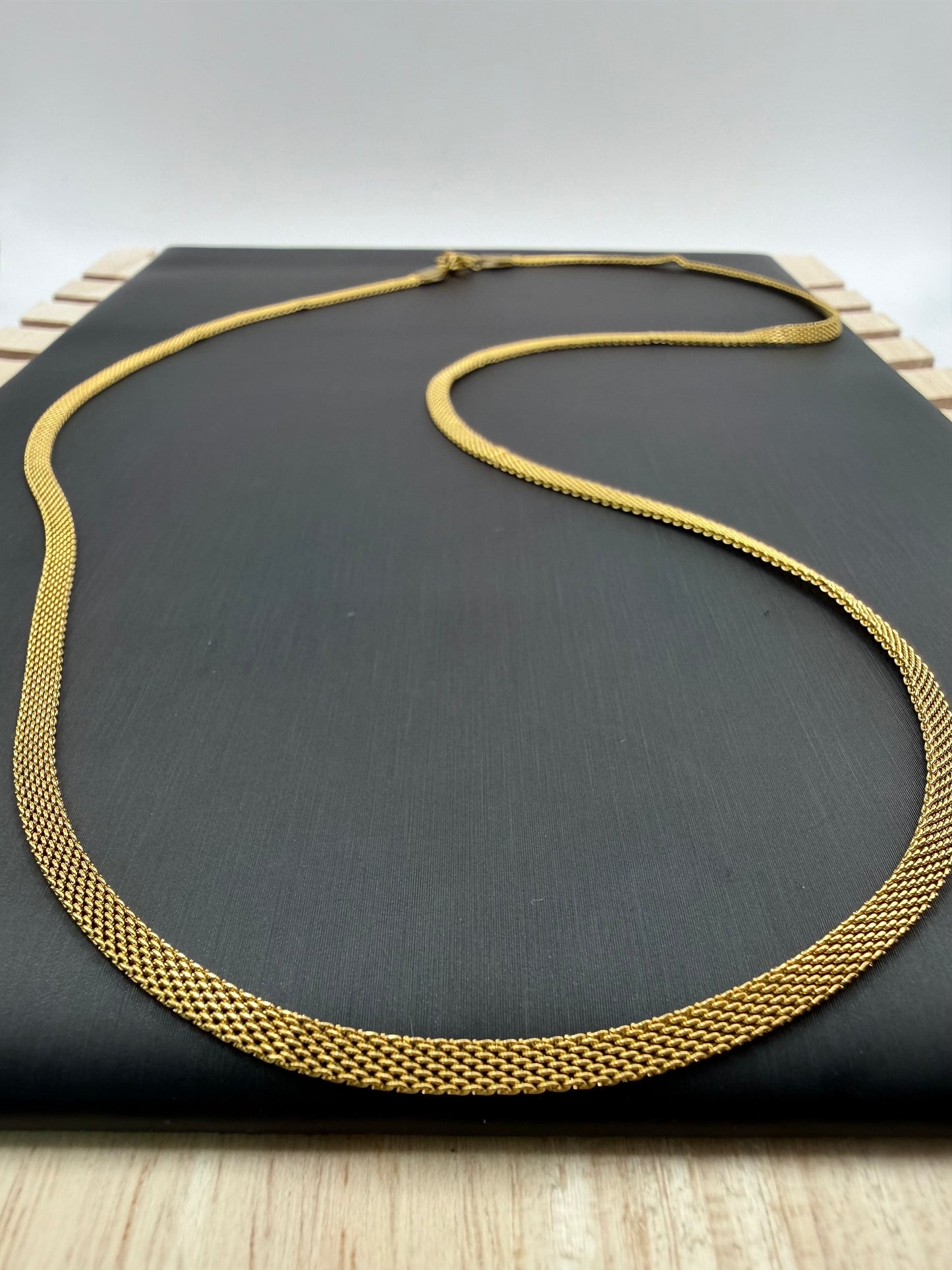 Cadena Tejido Chino Delgada