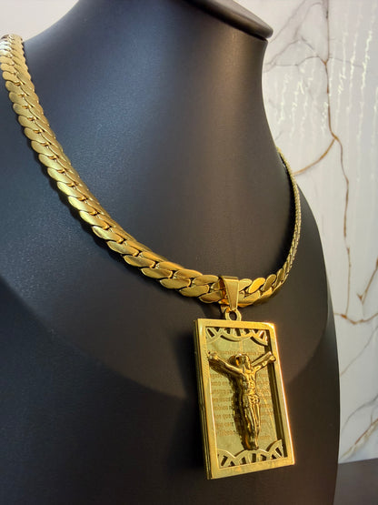 Cubana Martillada + Placa Cristo