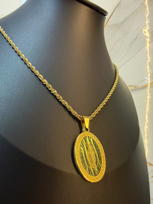 Cadena Laso + Virgen Del Carmen