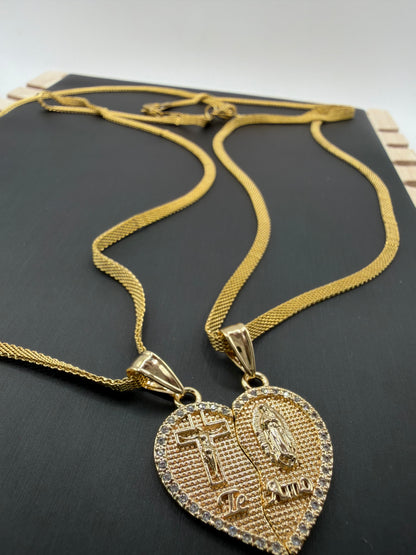 Combo Pareja -  2 Cadenas + 2 Dijes