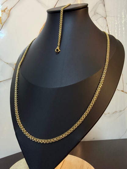 Cadena Tejido Chino 60x4 y Pulsera.