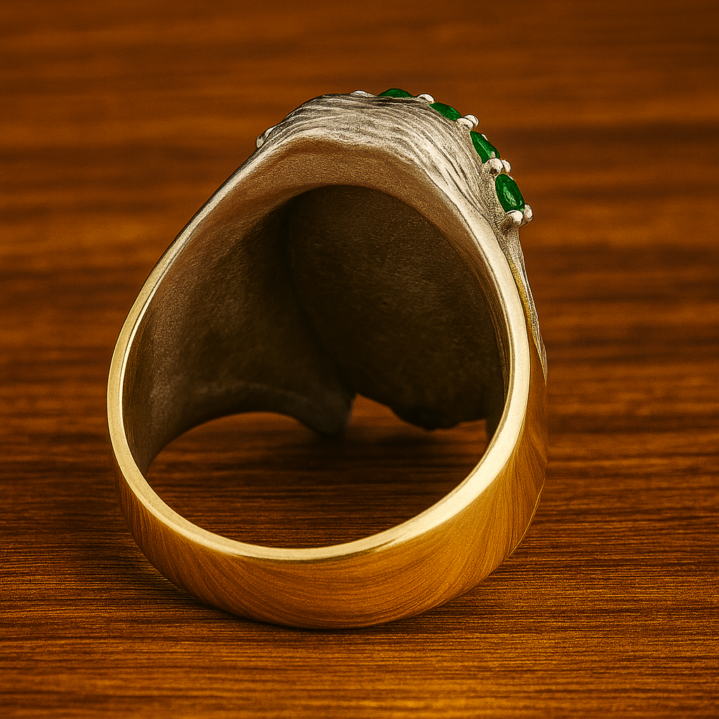 Anillo Rostro de Cristo en Relieve – Edición Premium REF K011